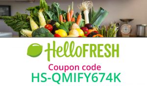 HelloFresh Promo Code: Use coupon HS-QMIFY674K for $40 off your meal delivery