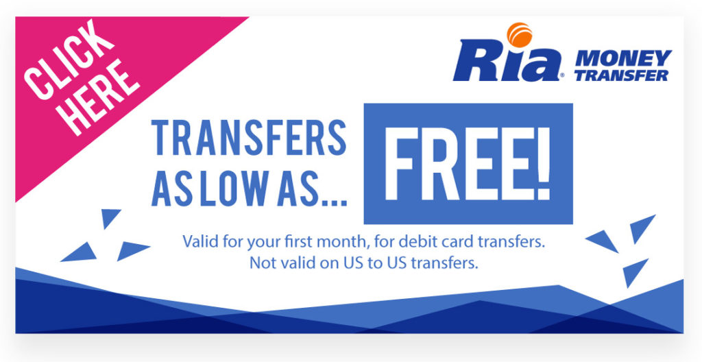 Ria Money Transfer Promo Code Free Transfers for a Month!