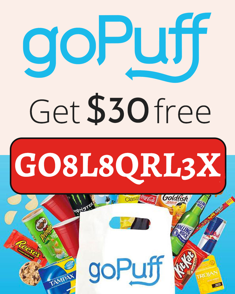 GoPuff Promo Code | Get $25 free with code: GoPuff Promo Code | Get $30 free with code: GO8L8QRL3X
