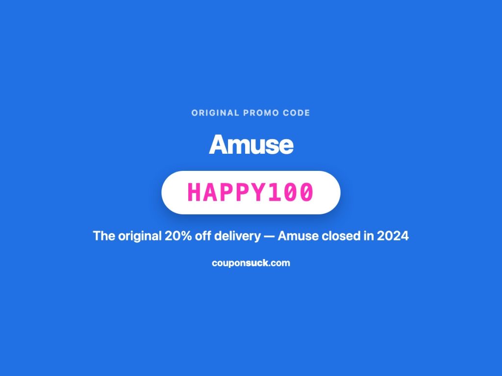 Amuse 2 promo details