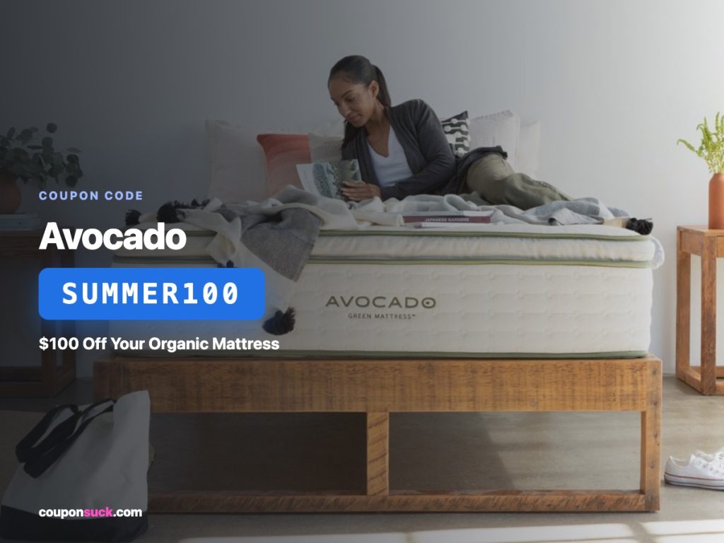 avocado mattress coupon summer100 — $100 off your organic mattress