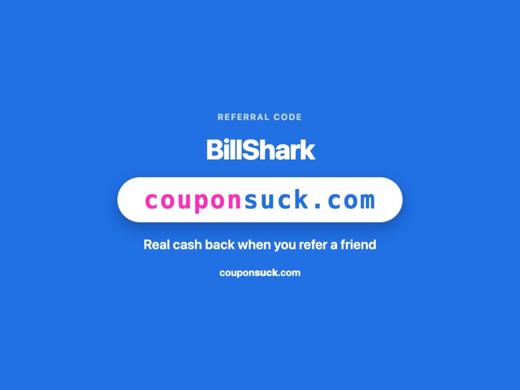 BILLSHARK promo details