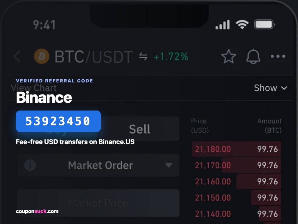 Binance promo details
