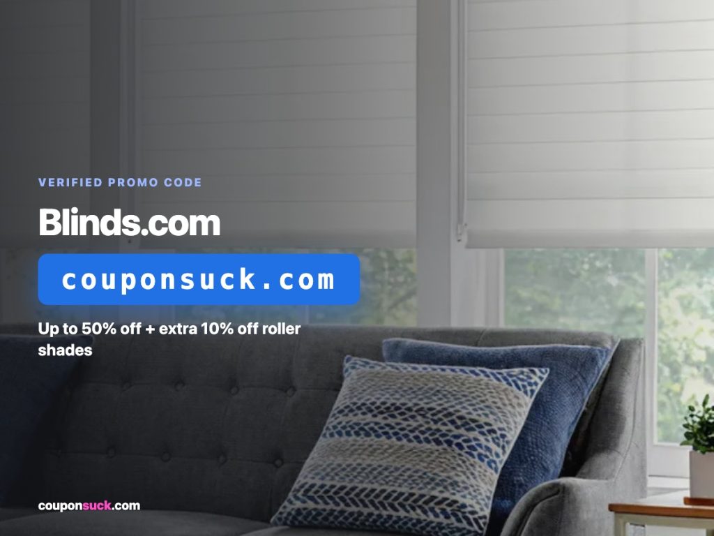 Blinds.com promo details