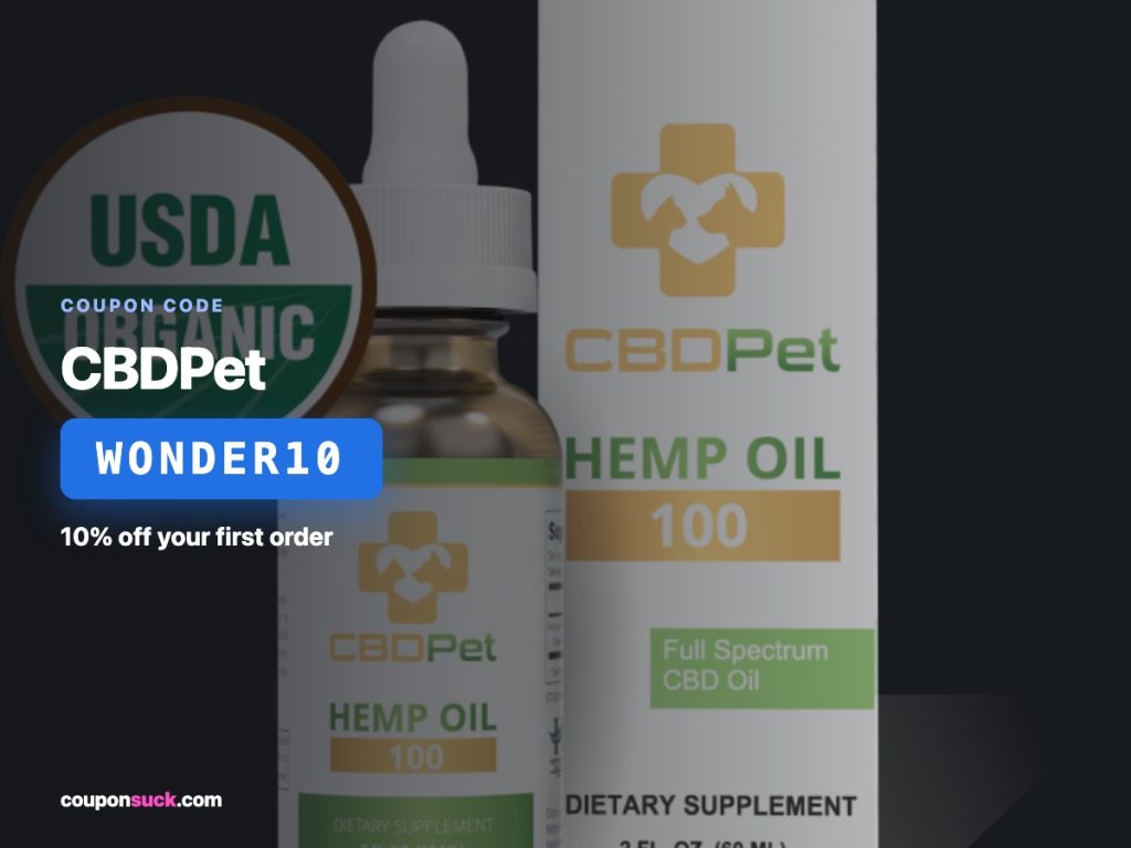 cbdpet coupon code wonder10 — 10% off your first order