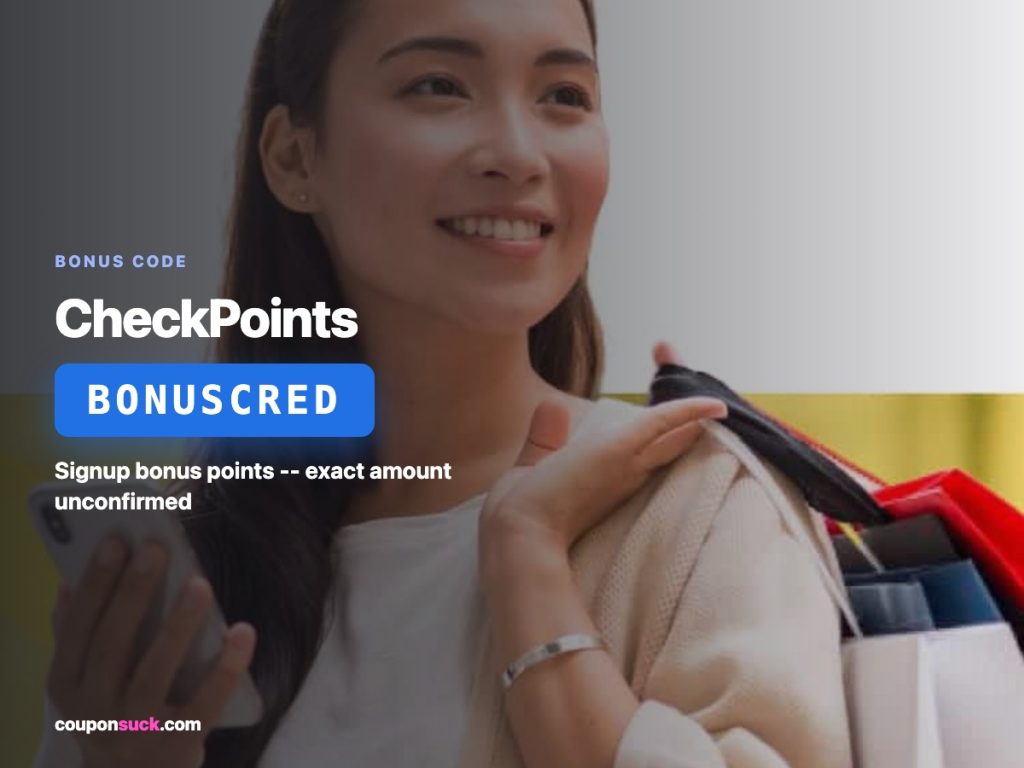 CheckPoints promo details