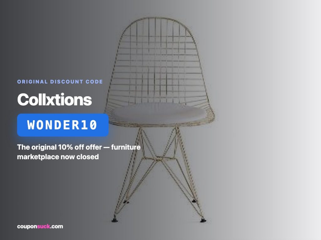 collxtions discount code wonder10 — original 10% off, marketplace now closed