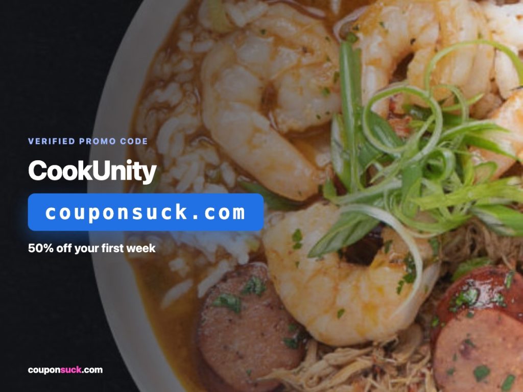 cookunity promo code — 50% off your first week