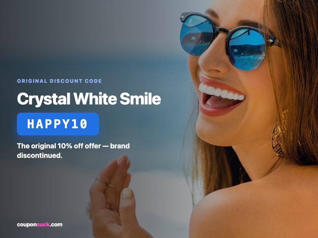 Crystal White Smile promo details