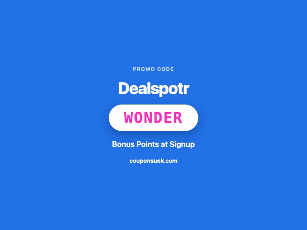 Dealspotr promo details