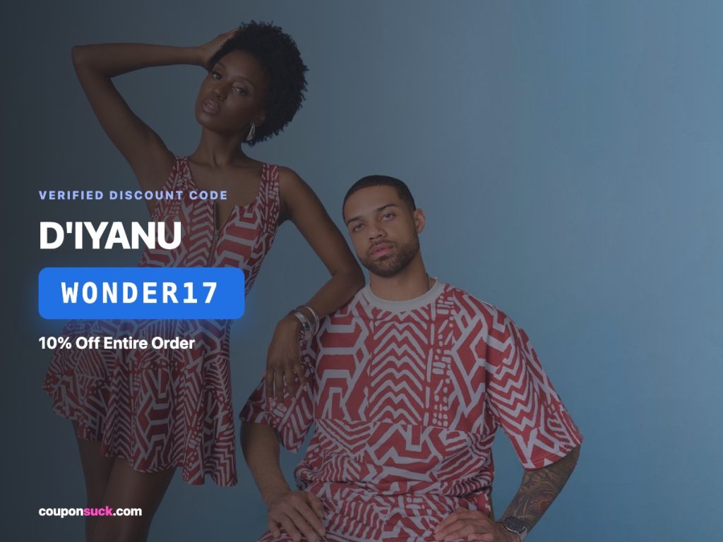 diyanu discount code WONDER17 — 10% Off Entire Order