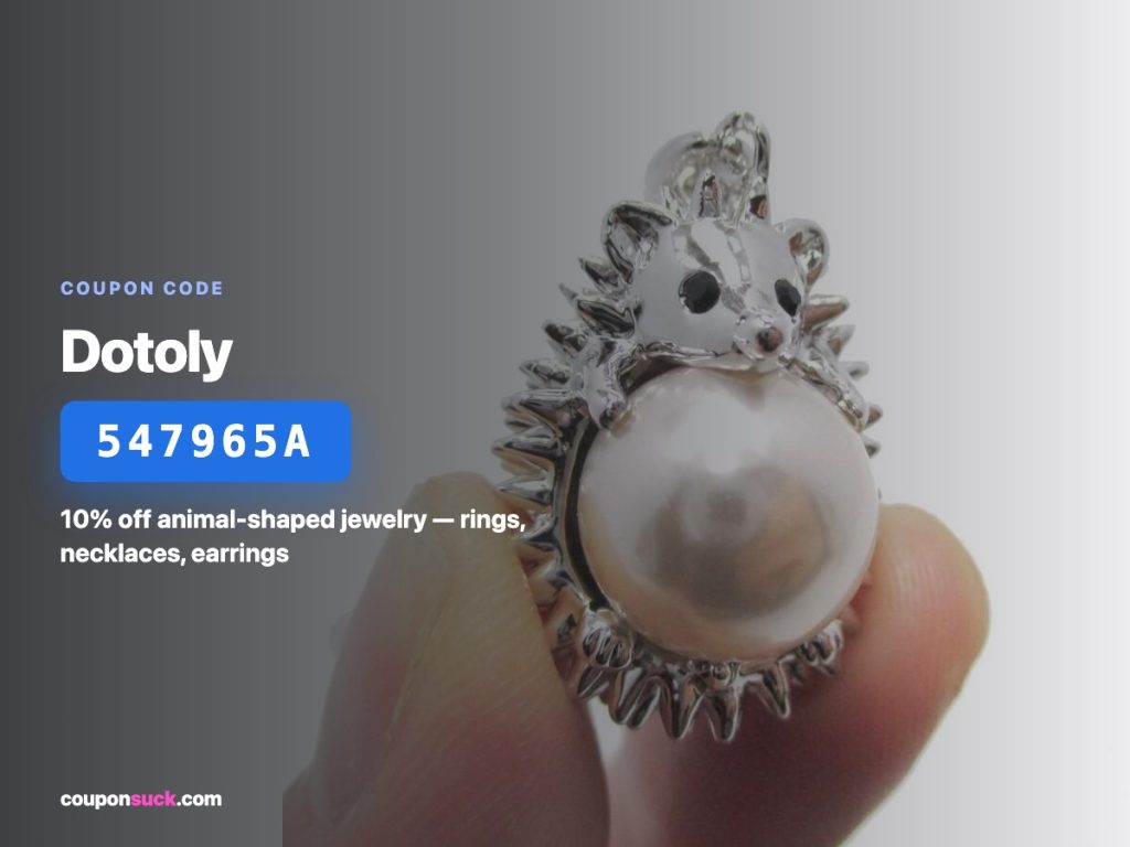 dotoly coupon code 547965A — 10% off animal-shaped jewelry