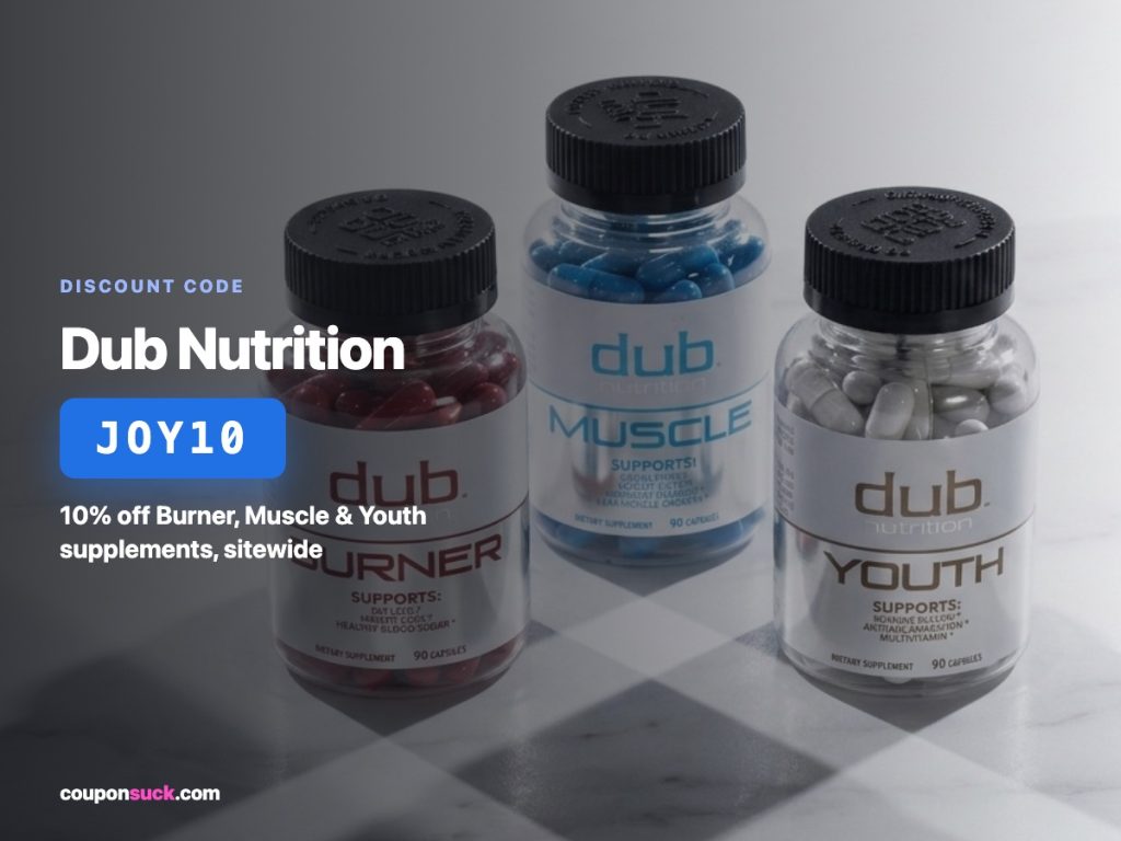 Dub Nutrition promo details
