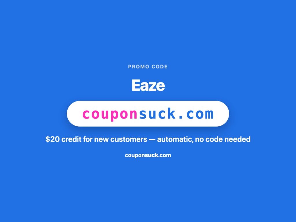 Eaze promo details
