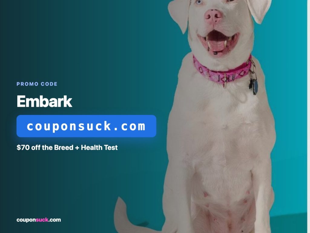Embark promo code — $70 off the Breed + Health Test