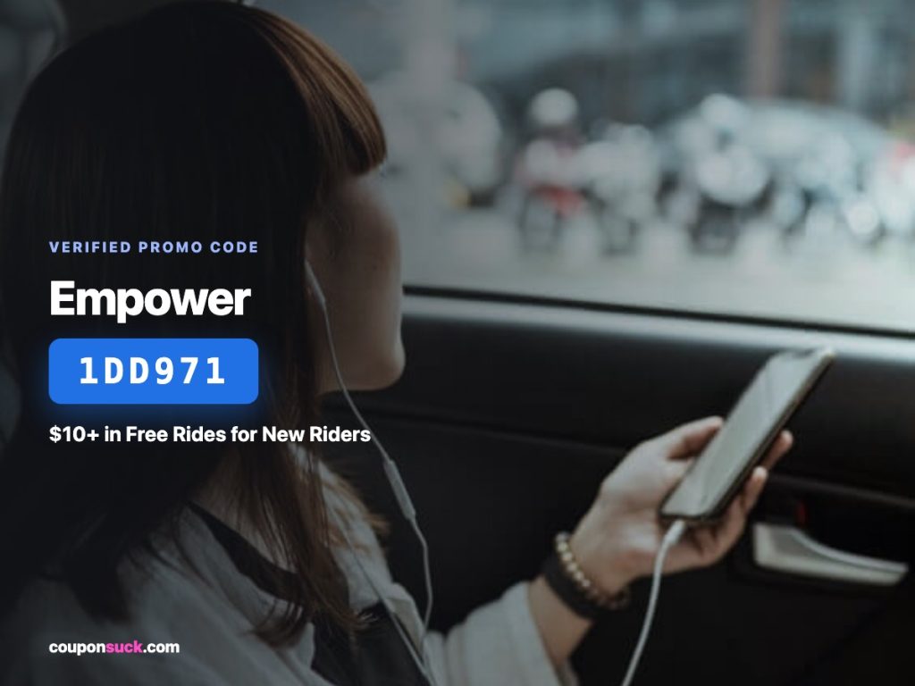 Empower rideshare promo code 1DD971 — $10+ in free rides for new riders