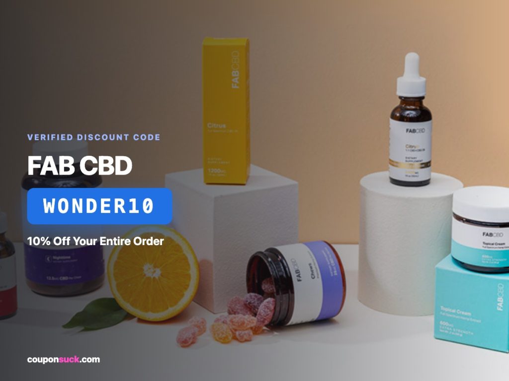 fab cbd discount code wonder10 — 10% off your entire order