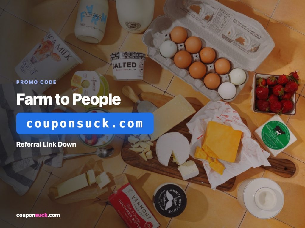 Farm to People promo code — referral link currently down