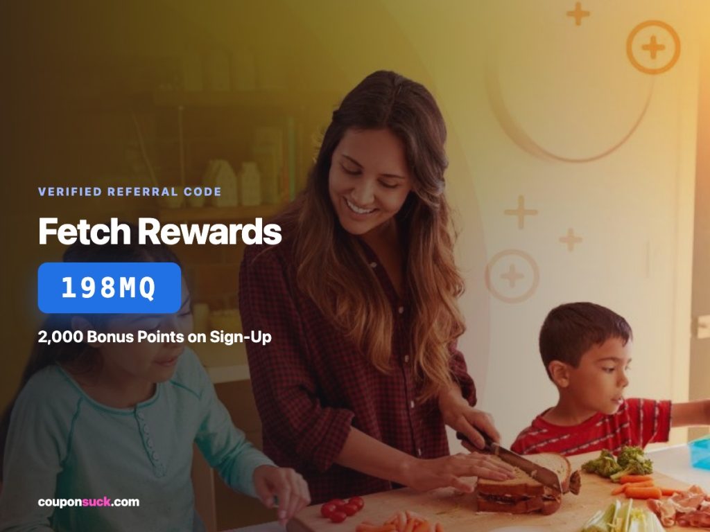 fetch rewards referral code 198mq — 2,000 bonus points on sign-up
