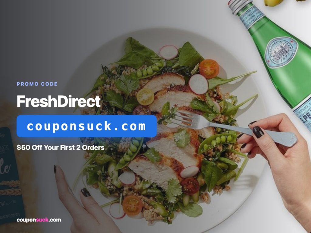 FreshDirect promo code — $50 off your first 2 orders