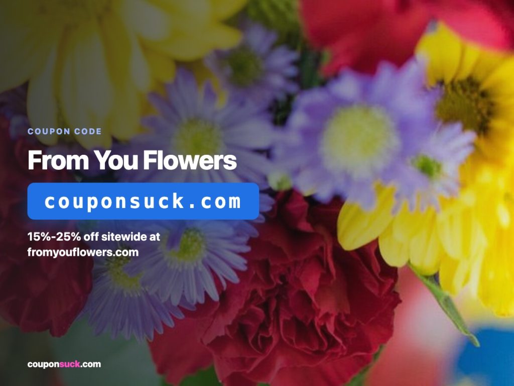 From You Flowers promo details