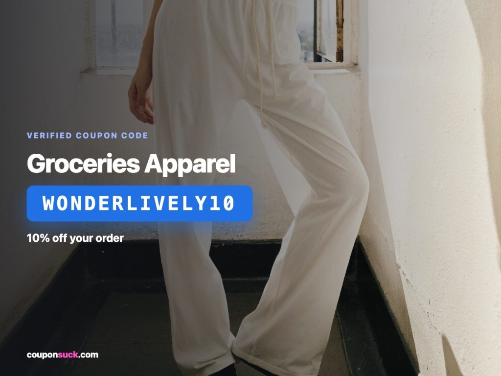 Groceries Apparel coupon code WONDERLIVELY10 — 10% off your order