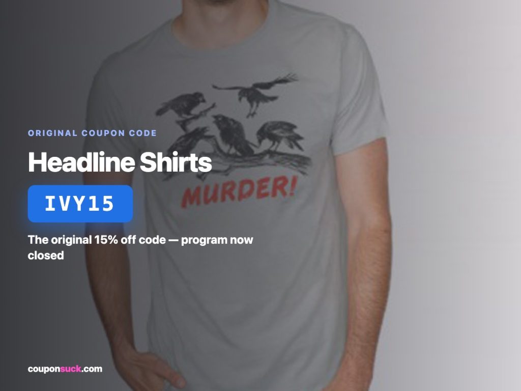 Headline Shirts promo details