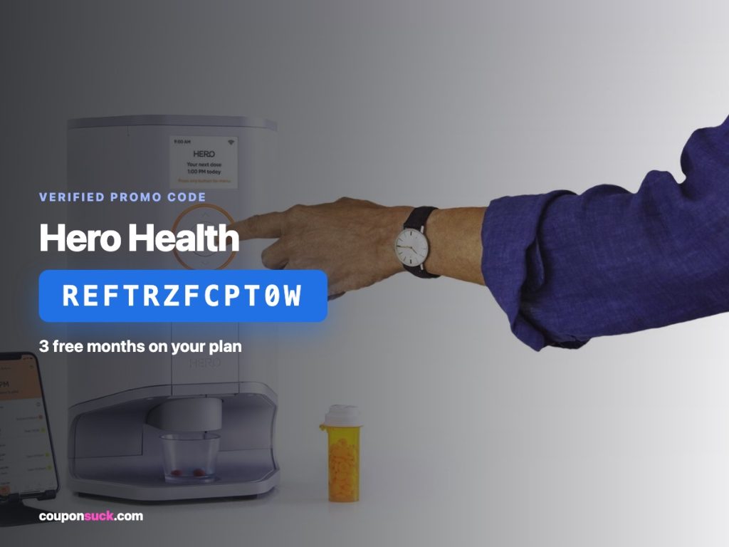 hero health promo code reftrzfcpt0w — 3 free months on your plan