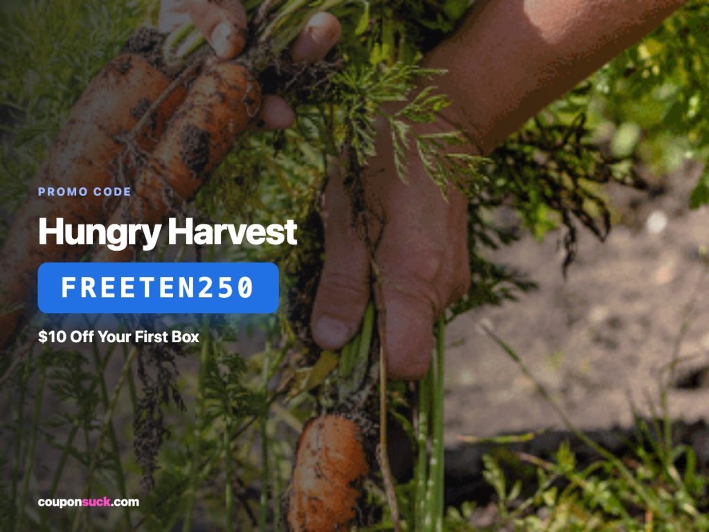 hungry harvest promo code freeten250 — $10 off your first box