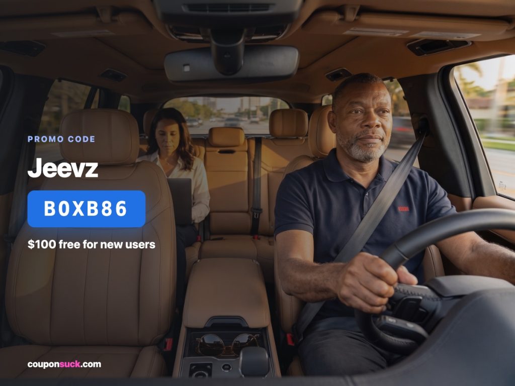 jeevz promo code boxb86 — $100 free for new users