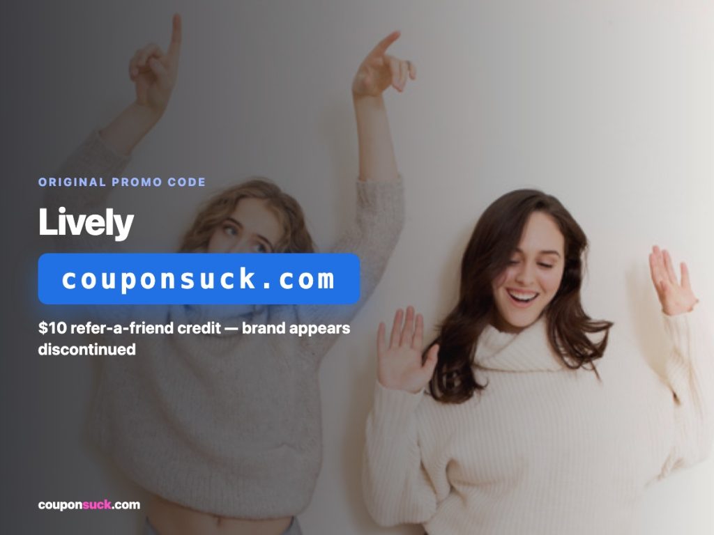 Lively Bra promo details