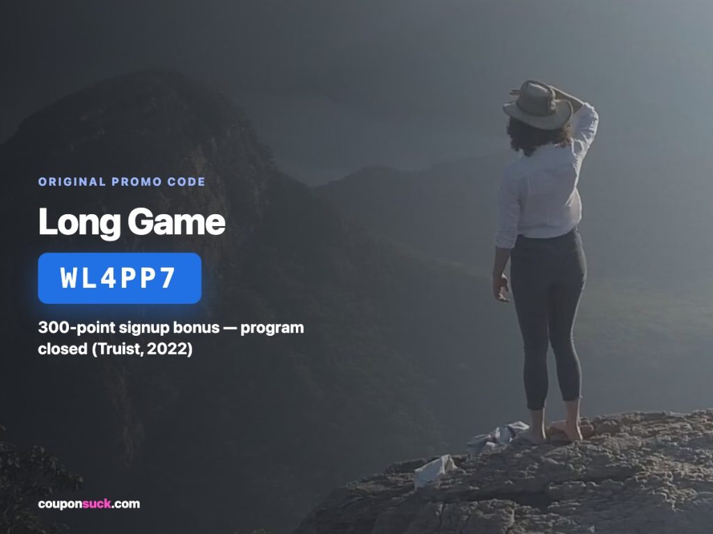 Long Game promo details