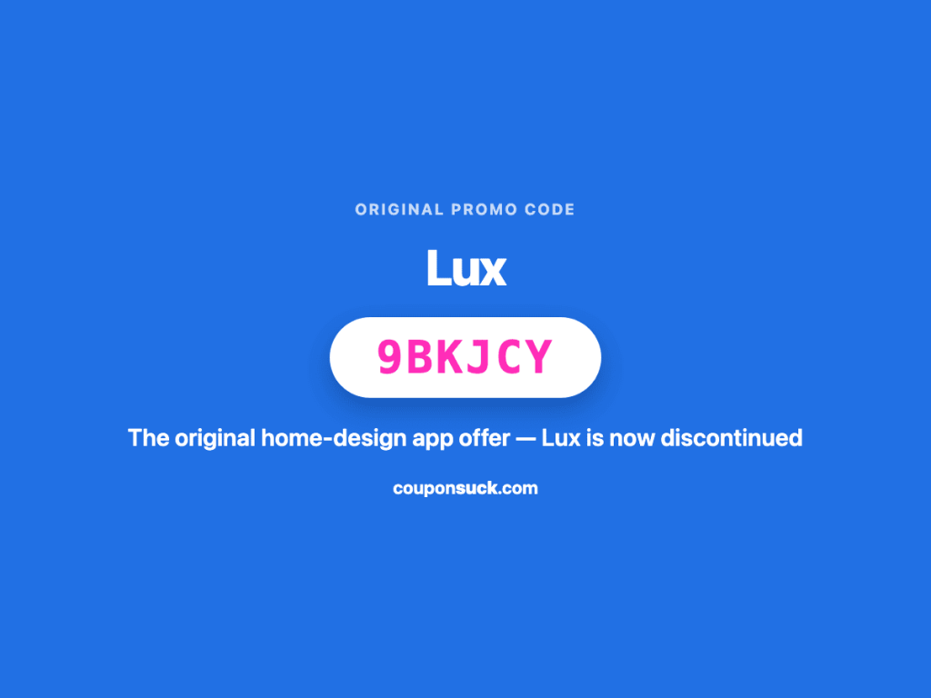 Lux promo details