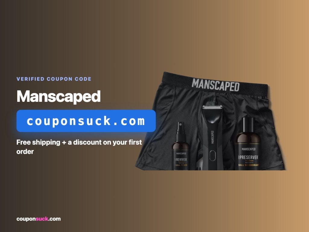 Manscaped coupon code — free shipping + a discount on your first order