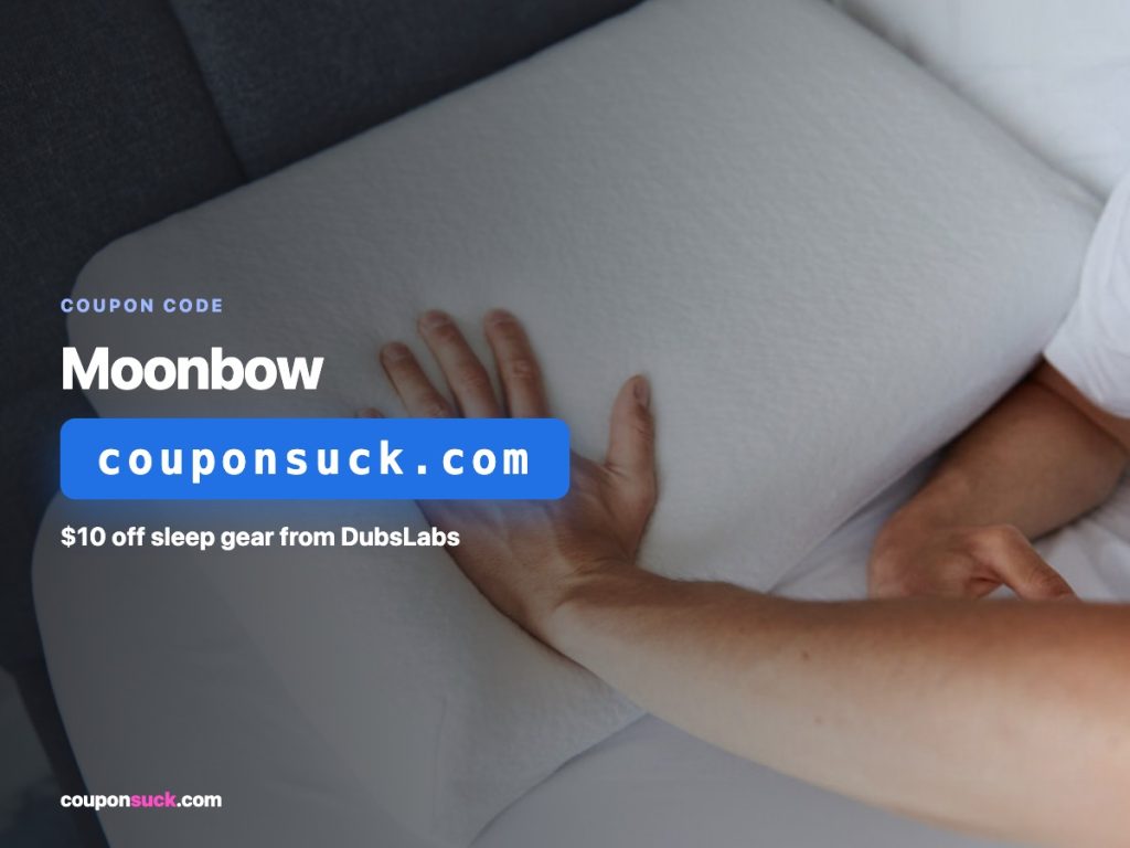 Moonbow coupon code — $10 off sleep gear from DubsLabs