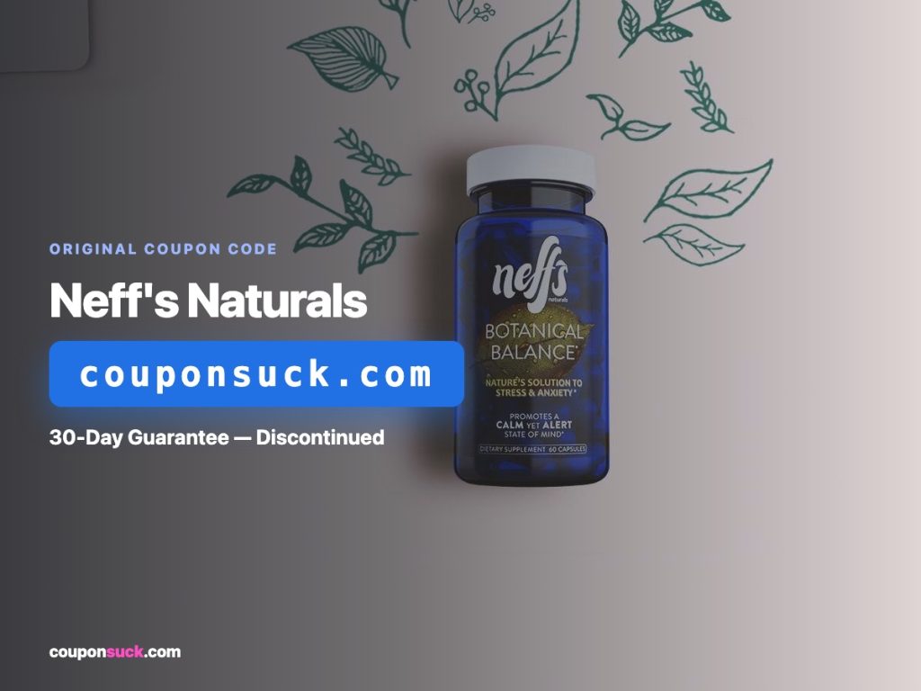 Neff's Naturals coupon code — discontinued, historical record