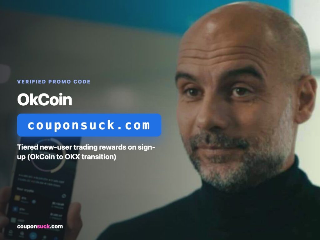 OkCoin promo code — tiered new-user trading rewards, OkCoin to OKX transition