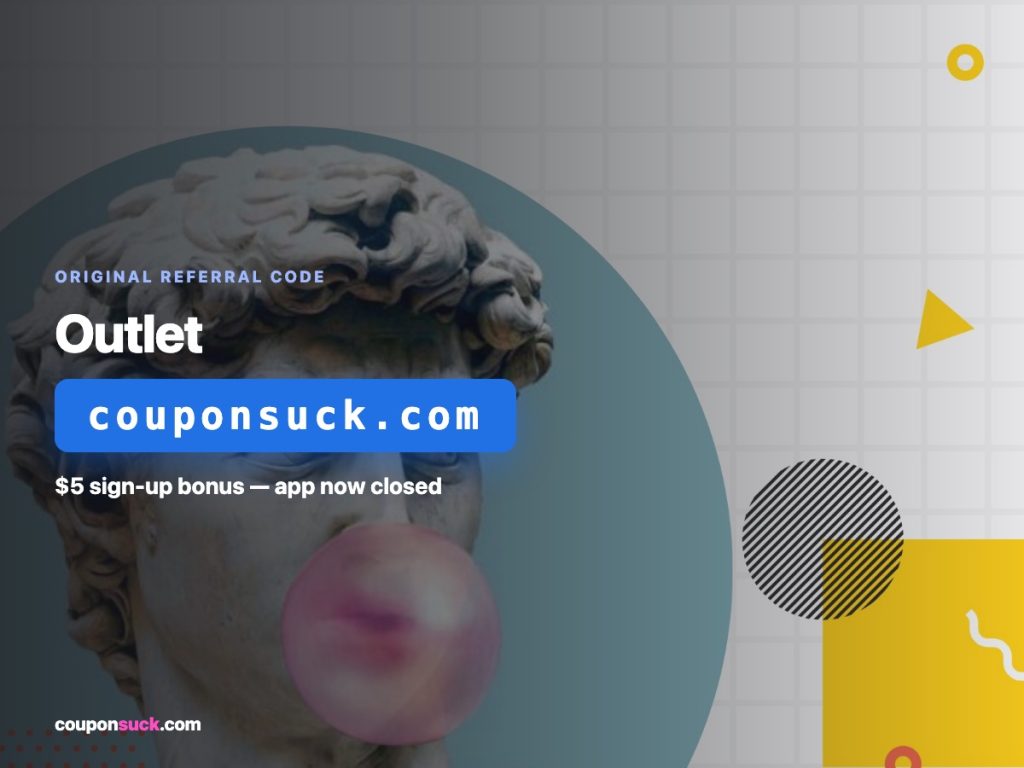Outlet App promo details