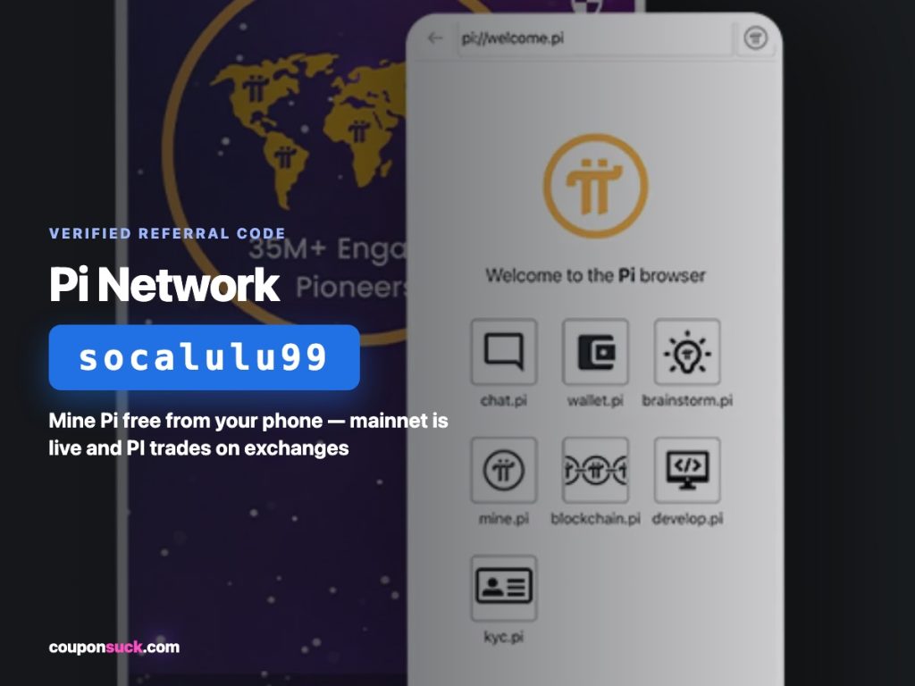 pi network invitation code socalulu99 — mine Pi free from your phone, mainnet live