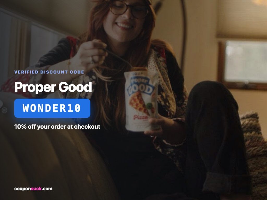 Proper Good discount code WONDER10 — 10% off your order at checkout