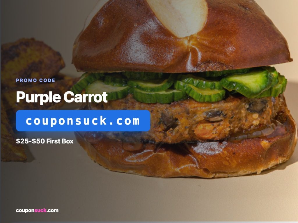 Purple Carrot promo code — $25-$50 off your first box