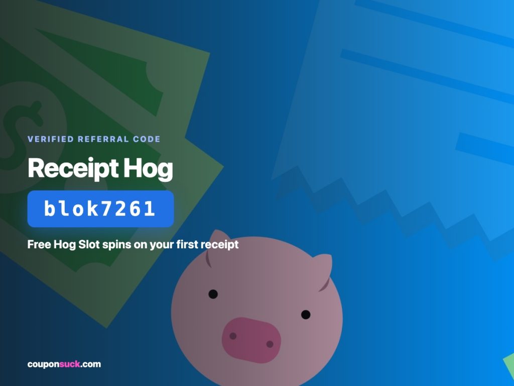 Receipt Hog promo details