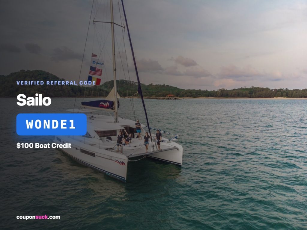 Sailo promo details