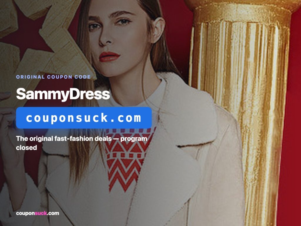 SammyDress promo details