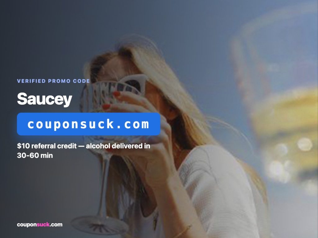 Saucey App promo details