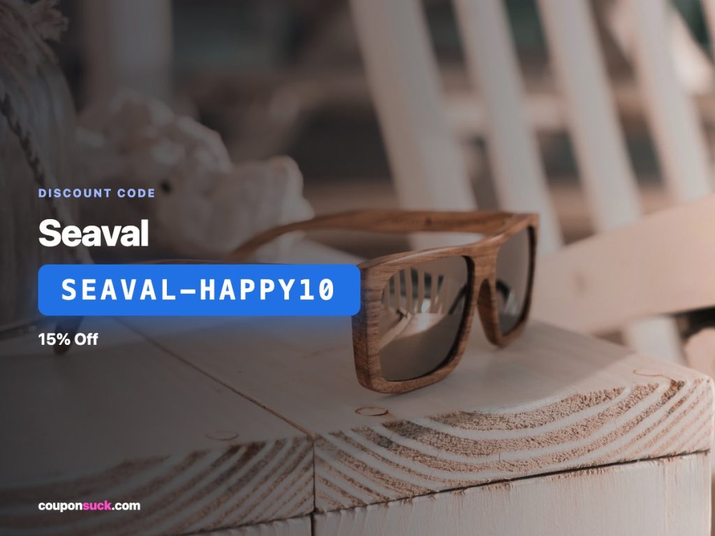 Seaval discount code SEAVAL-HAPPY10 — 15% off