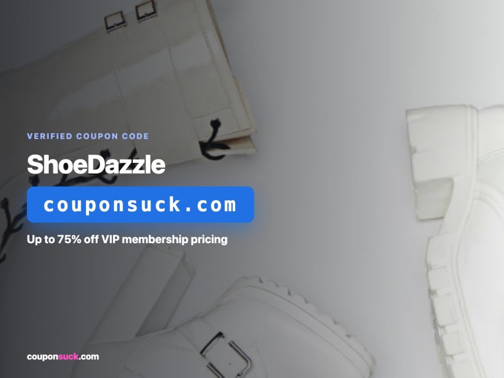 shoedazzle coupon code — up to 75% off VIP membership pricing