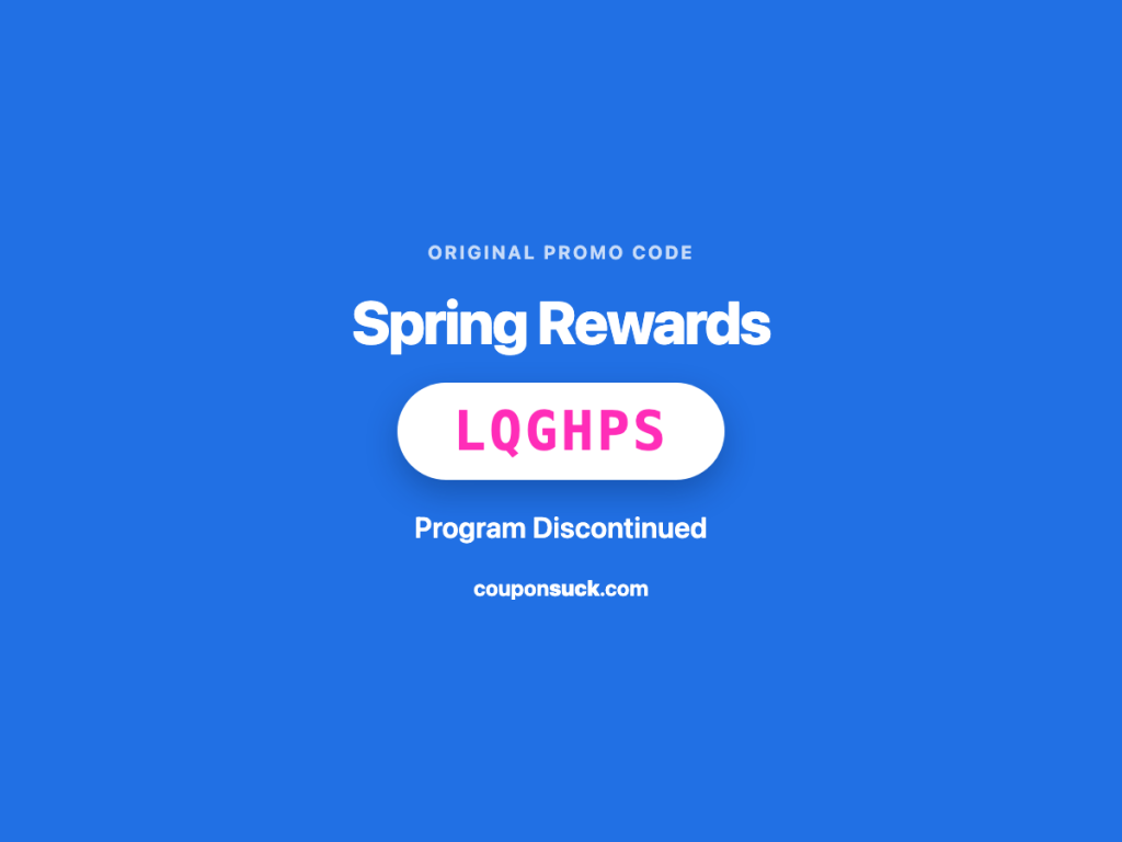 spring rewards promo code lqghps — chicago card-linked rewards, program discontinued
