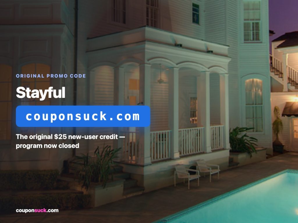 Stayful promo details