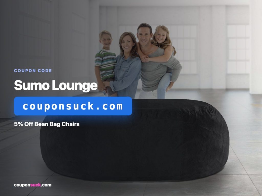sumo lounge coupon code — 5% off bean bag chairs
